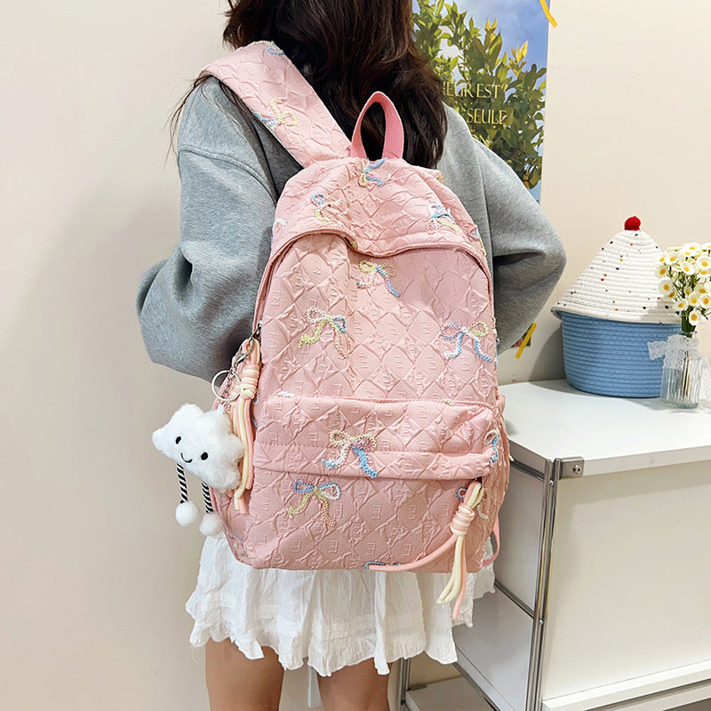 Creative Bow Patterned Backpack Stornfield