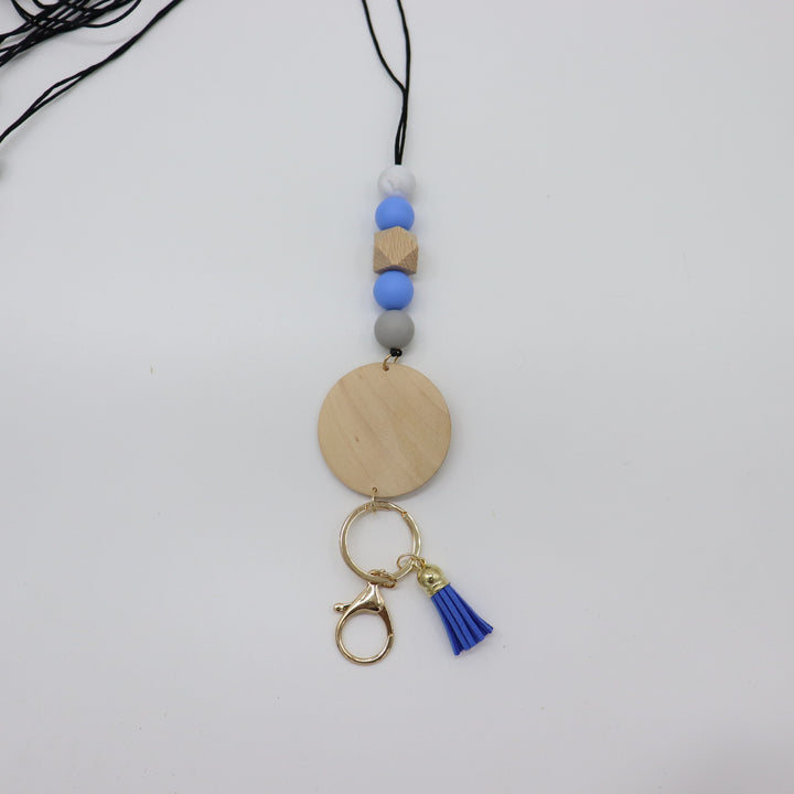Beaded Keychain Lanyard with Decorative Tassel Stornfield