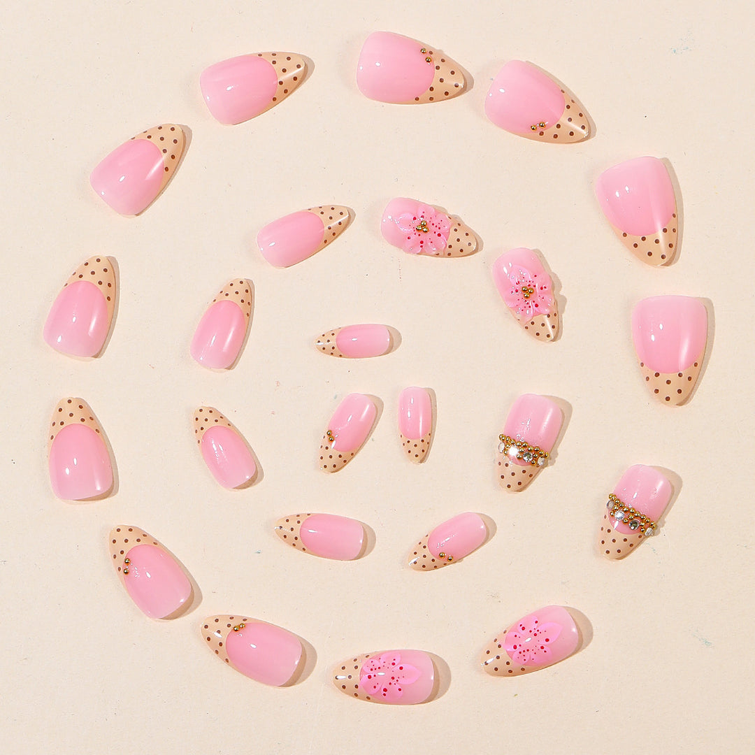 Floral Accent Gel Nail Art Stornfield