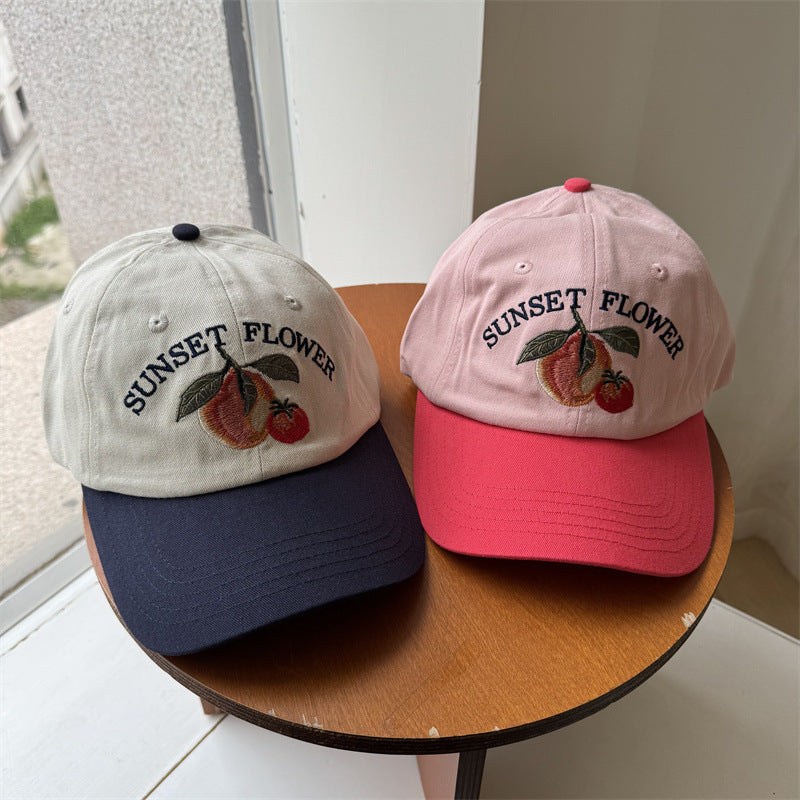 Women's Embroidered Fruit-Themed Baseball Cap Stornfield