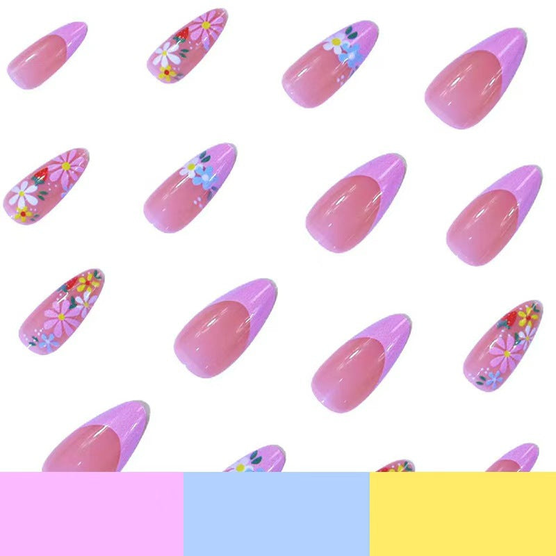 Floral Themed Acrylic Nail Art Set Stornfield