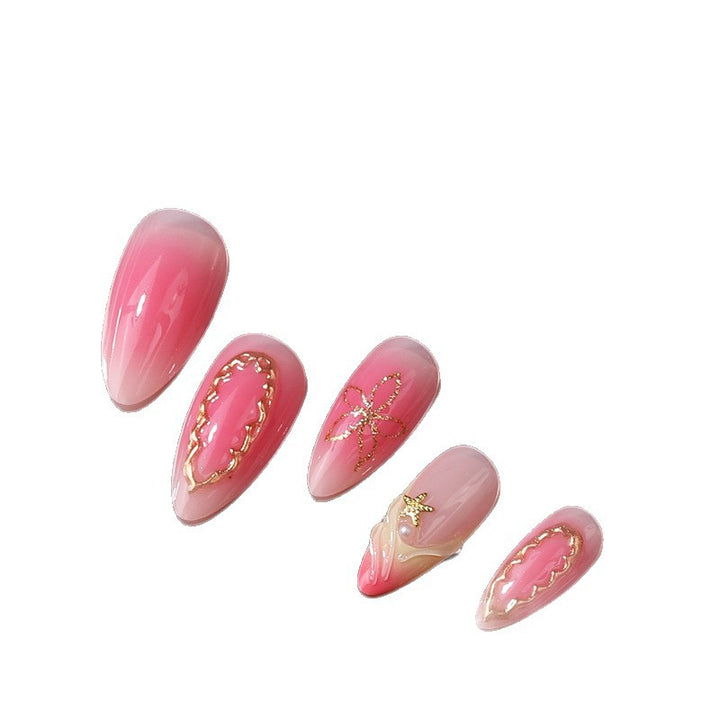 Elegant Abstract Press-On Nail Set Stornfield