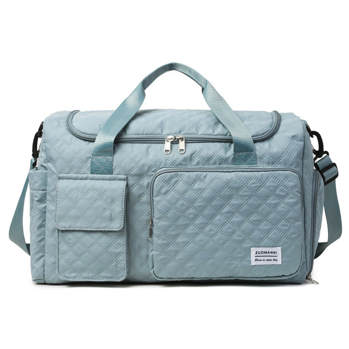 Quilted Multi-Compartment Travel Duffel Stornfield