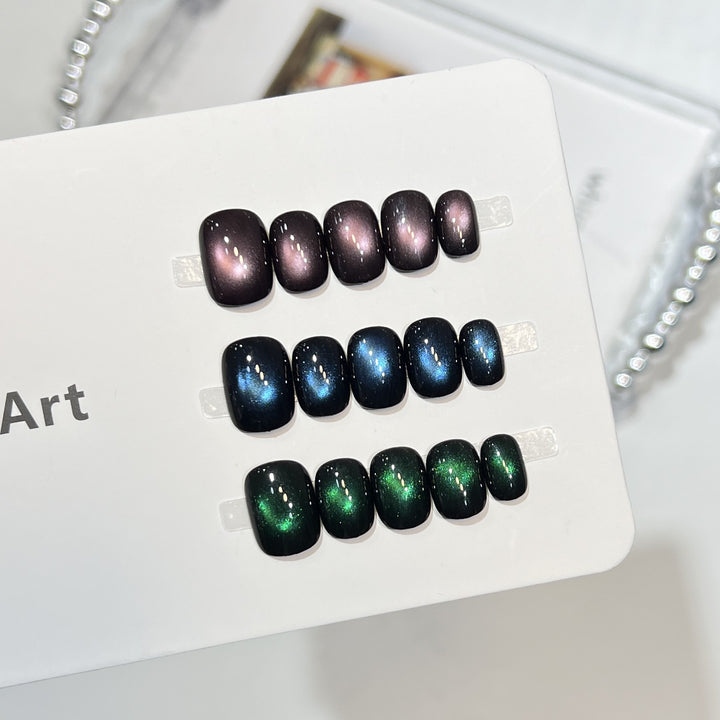Galaxy Effect Press-On Nail Set Stornfield