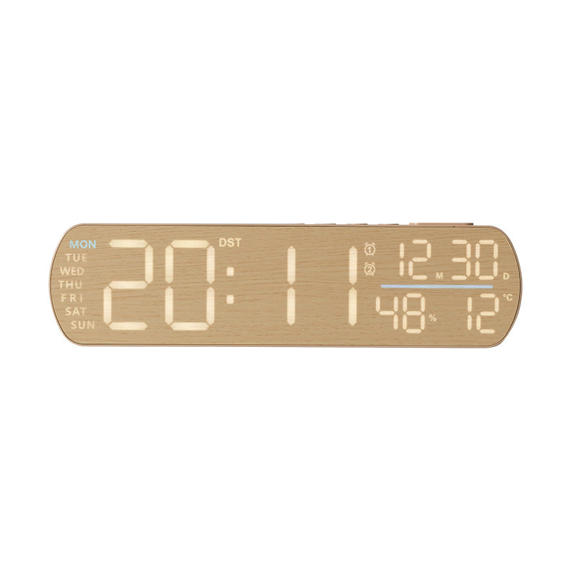 Digital alarm clock with temperature sensor and week display Stornfield