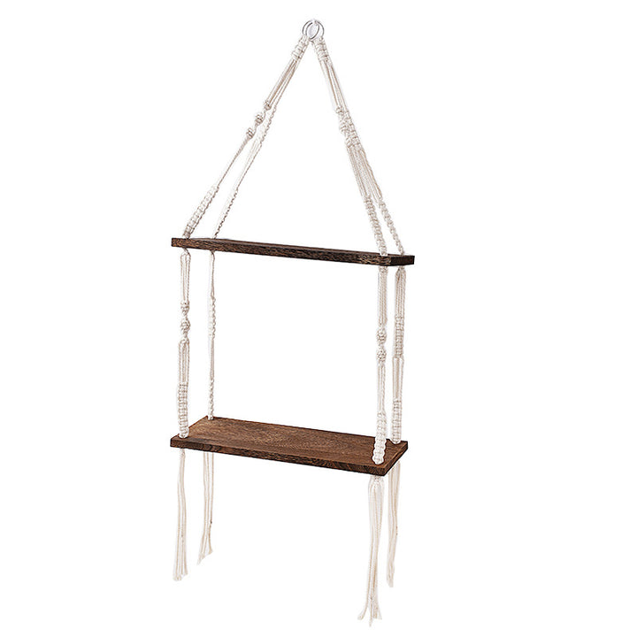 Macramé Floating Shelf Organizer Stornfield