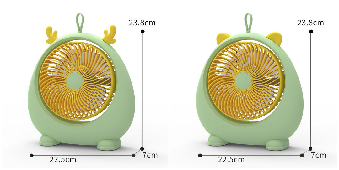 Women's Portable Mini Fan in Kawaii Animal Design Stornfield