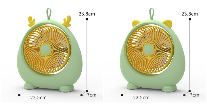 Women's Portable Mini Fan in Kawaii Animal Design Stornfield