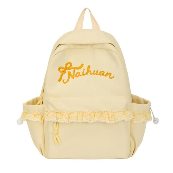 Embroidered Ruffled Backpack Stornfield