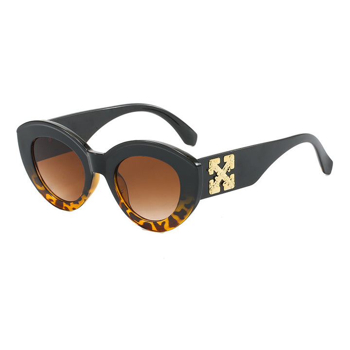 Women's Cat-Eye Sunglasses with Luxurious Accents and Sturdy Plastic Frame Stornfield