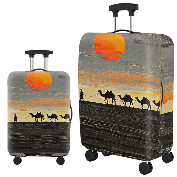 Artistic Cat-Themed Hard Shell Suitcase Stornfield