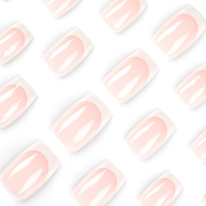 Elegant Nail Extensions with French Design Stornfield