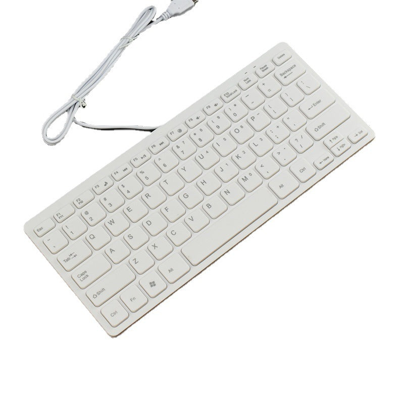 Flat USB keyboard with quiet keystrokes Stornfield