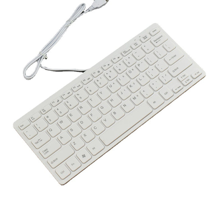 Flat USB keyboard with quiet keystrokes Stornfield