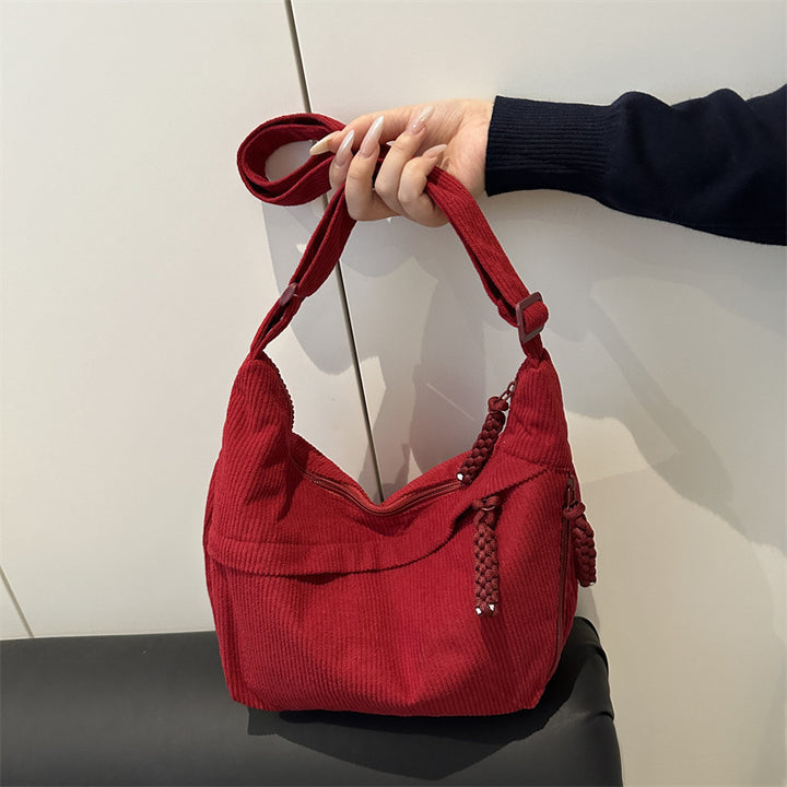 Eco-Friendly Ribbed Crossbody Bag Stornfield