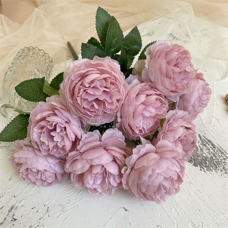 legant Faux Rose Bouquet for Home Decoration