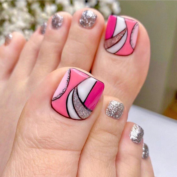 Artistic Toenail Design with Divine Butterfly Design Stornfield