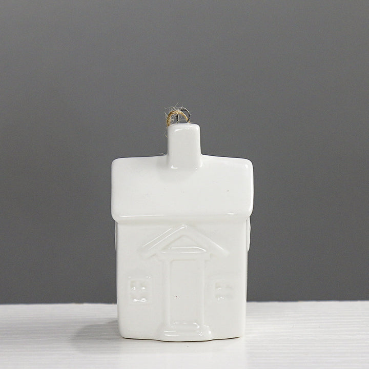 Decorative Ceramic House Figurine Stornfeild
