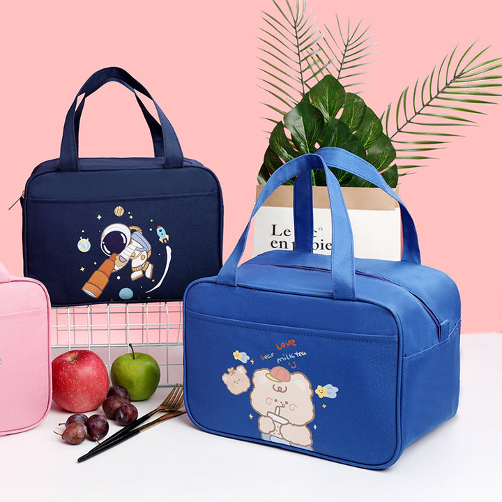 Cute Bear-Themed Insulated Lunch Carrier Stornfield