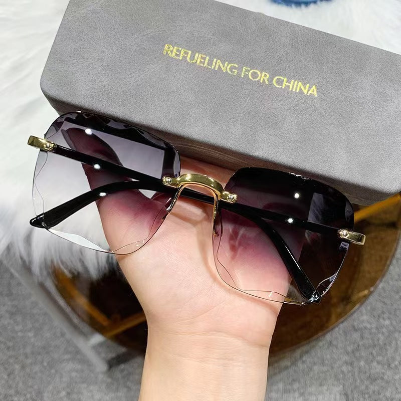 Ladies oversized sunglasses with unique design elements Stornfield