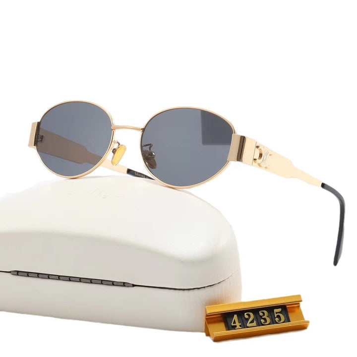 Women's exclusive oval-shaped designer sunglasses Stornfield