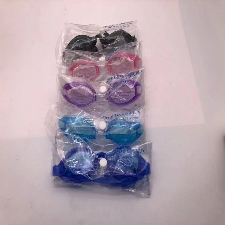 Sport swimming goggles with high-performance anti-fog coating and flexible silicone strap Stornfield