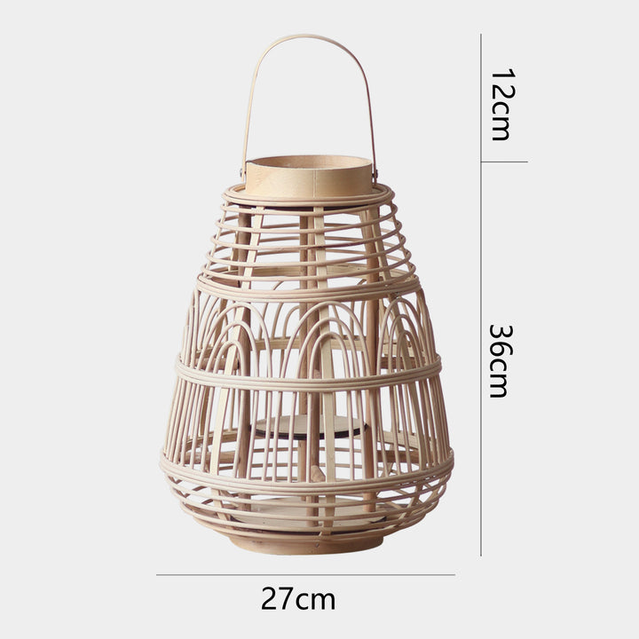 Handcrafted Rattan Lantern Stornfield