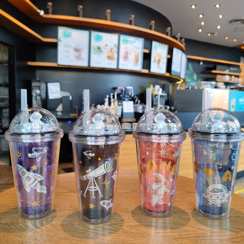 Ladies personalized drinking cups with child-friendly astronaut design Stornfield