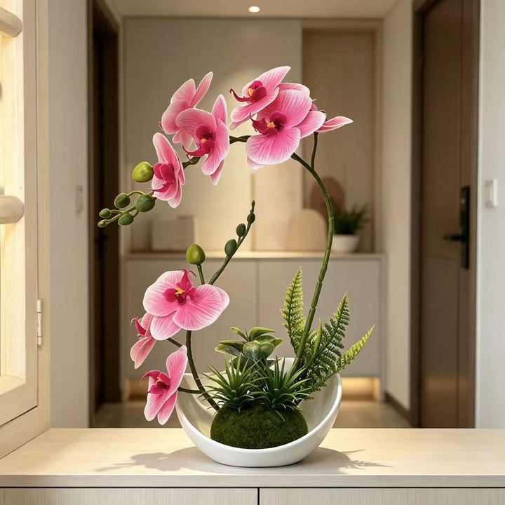 Elegant Artificial Orchid Floral Display