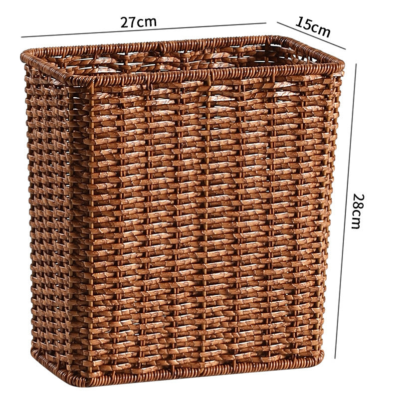 Unisex Rectangular Storage Basket made of handwoven material Stornfield