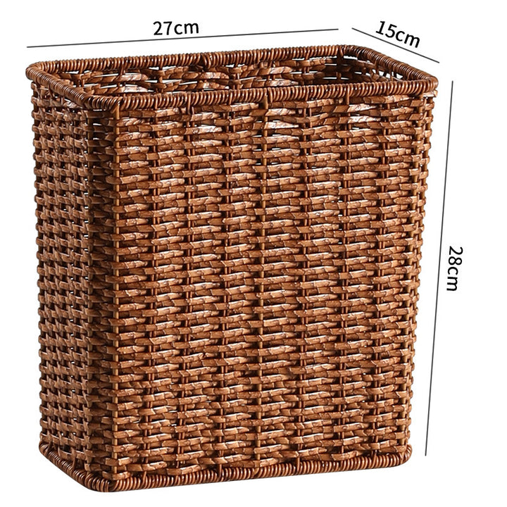 Unisex Rectangular Storage Basket made of handwoven material Stornfield