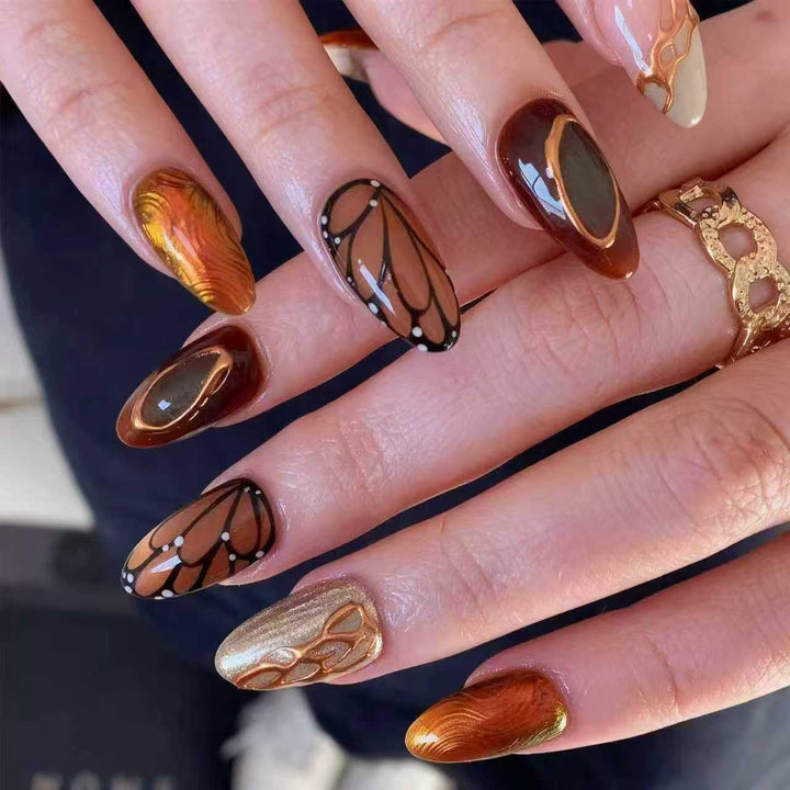 Creative nail design with artistic decorations Stornfield