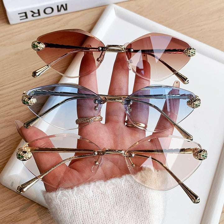 Women's Cat-Eye Sunglasses with Luxurious Jewelry Frame Stornfield