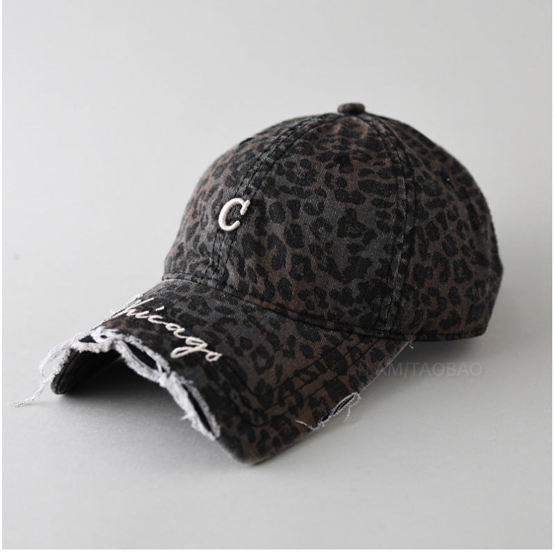 Women's Distressed Cotton Baseball Cap Stornfield 1784083462