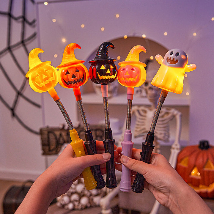 Creative Halloween Deco Candle with Pumpkin Motif Stornfield