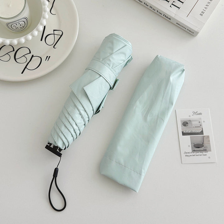 Women portable folding umbrella with wind-resistant mechanism Stornfield