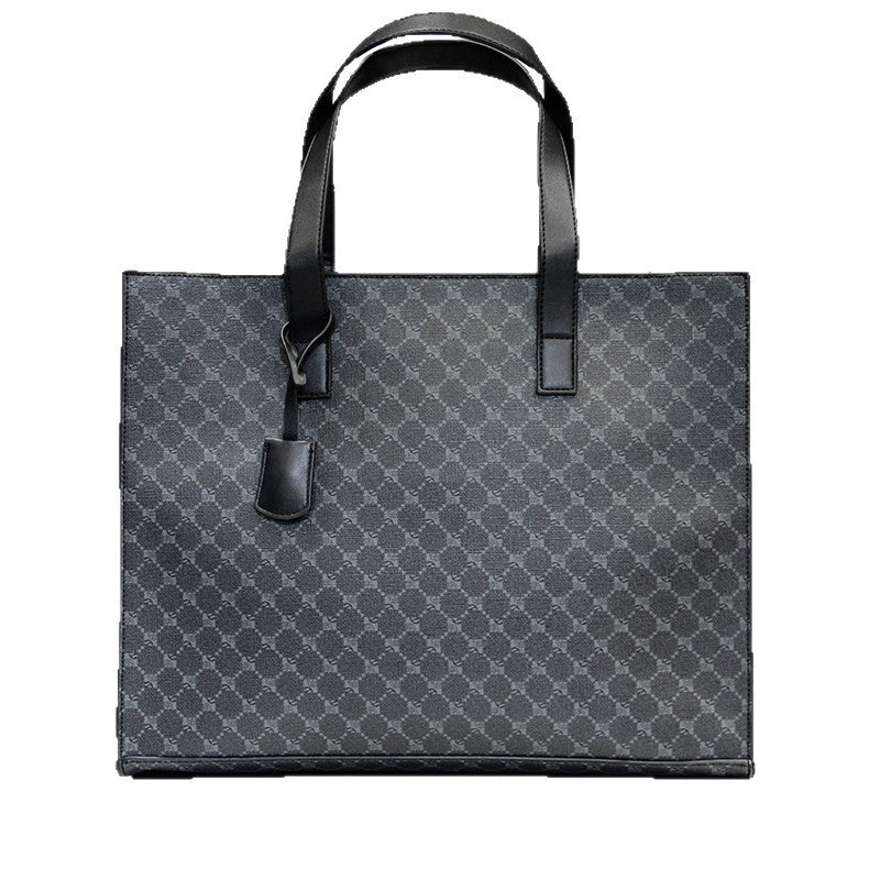 Elegant Tote Bag with Textured Design Stornfield