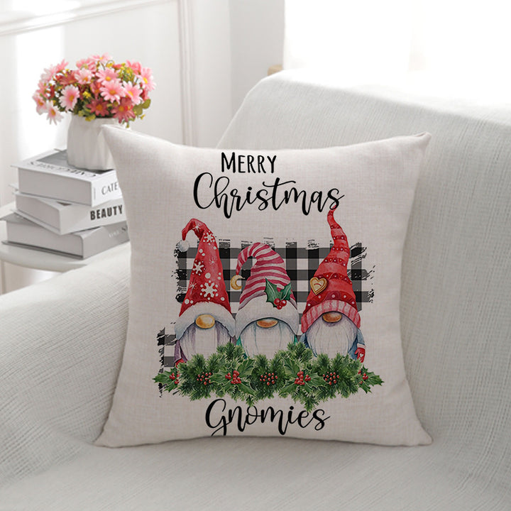 Christmas-Themed Decorative Throw Pillow