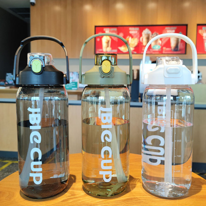 Women's large water bottle with leak-proof lid and straw Stornfield