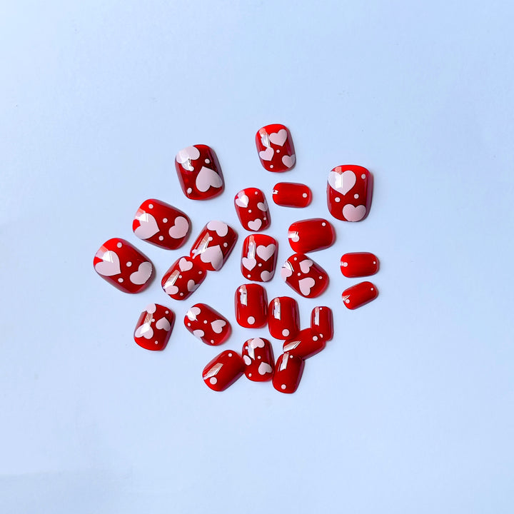 Artistic Heart Motif Nail Art Kit