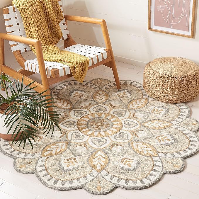 Decorative Floral Area Rug