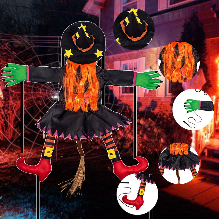 Outdoor Hanging Witch Decoration Stornfield