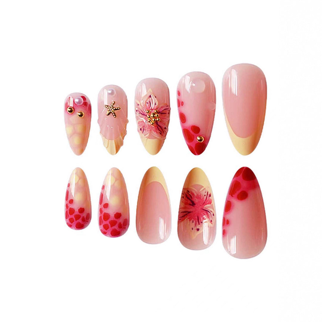 Floral 3D Nail Art Extensions Stornfield
