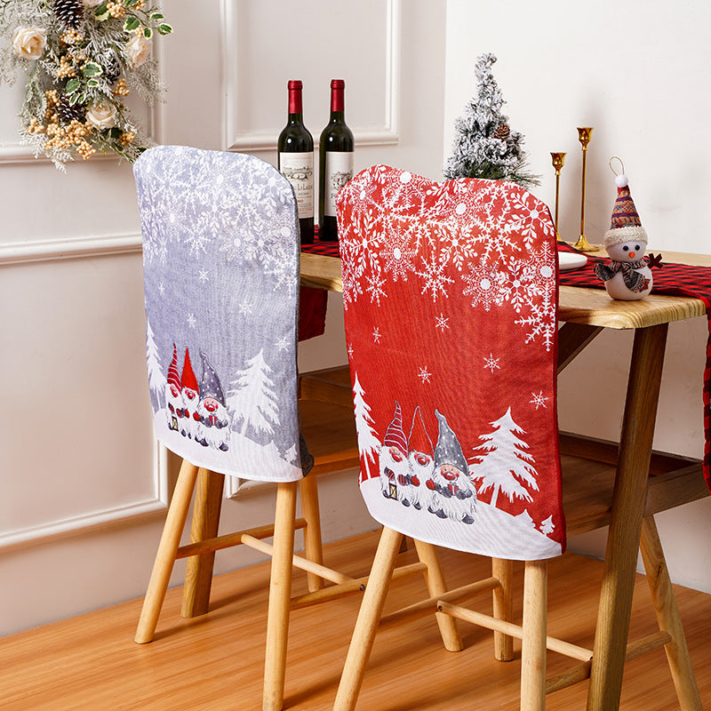 Festive chair covers with Christmas motifs Stornfield