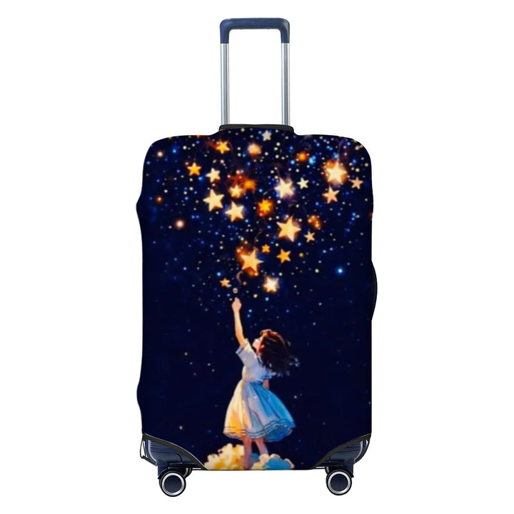 Ladies nan elastic suitcase cover with motif print, water-repellent and tear-resistant, with handle and telescopic opening Stornfield