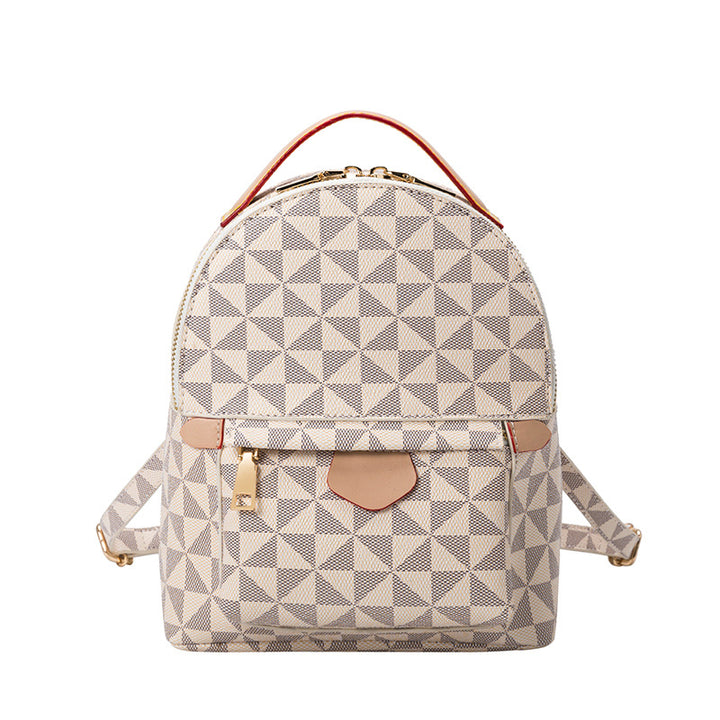 Geometric Patterned Mini Backpack