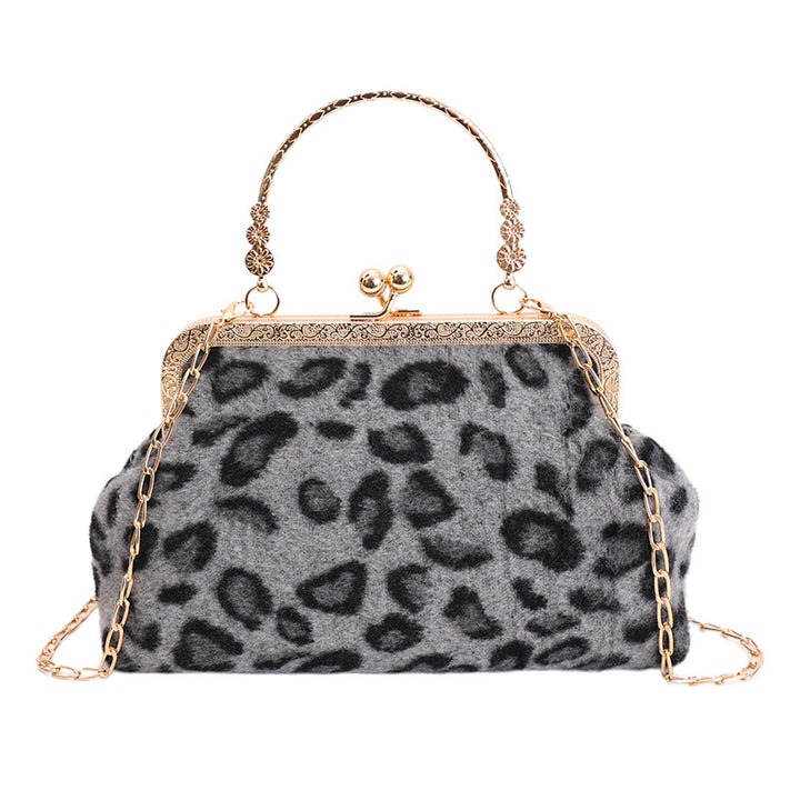 WoElegant Leopard Print Evening Handbag Stornfield