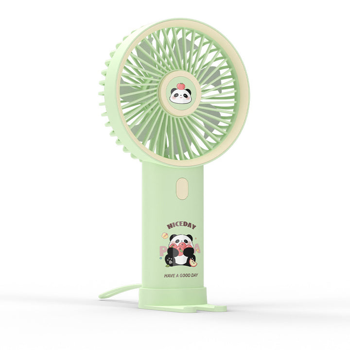 Women Portable Handheld Fan with Cute Panda Design Stornfield