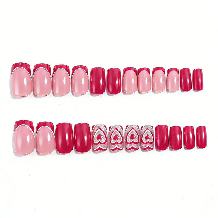 Heart-Embellished Nail Art Stornfield