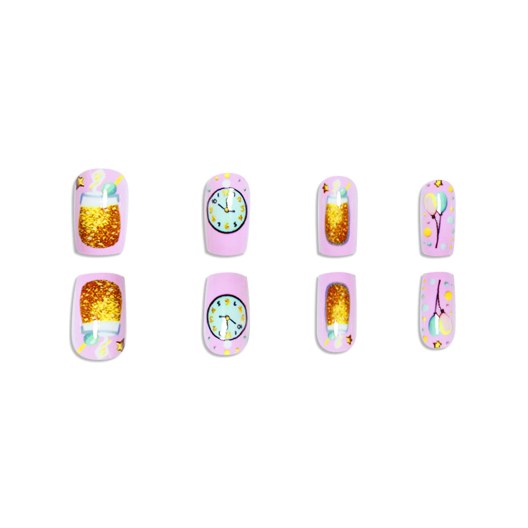 Festive Celebration Press-On Nail Art Stornfield